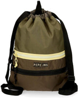Pepe Jeans Caden Turnbeutel Grün 35x46 cm Polyester Rucksäcke und Premium-Schulranzen Naty Shop Default Title