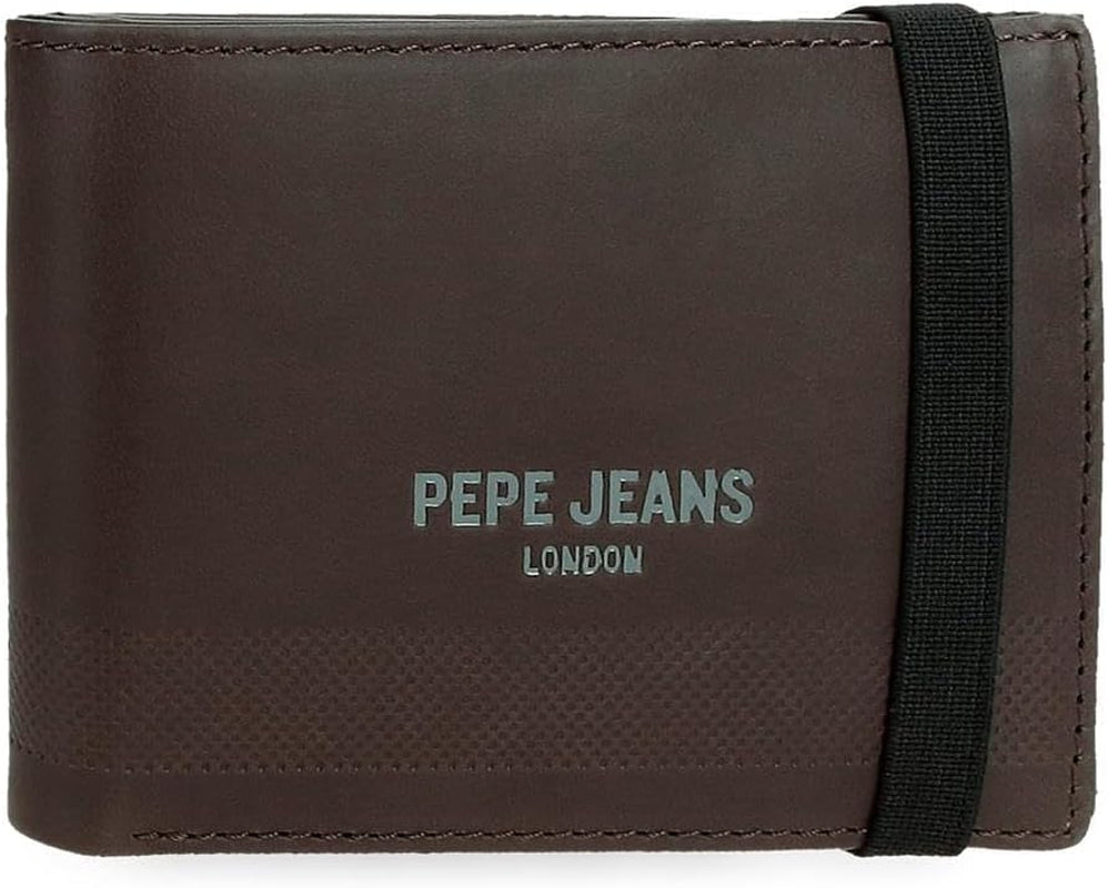 Pepe Jeans Deep Wallets, Geldbörsen, Geldbörsen, lässiges Kunstleder. Von Joumma Bags Damen-Geldbörse Naty Shop Braune Geldbörse