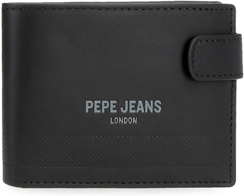 Pepe Jeans Deep Wallets, Geldbörsen, Geldbörsen, lässiges Kunstleder. Von Joumma Bags Damen-Geldbörse Naty Shop Schwarze Geldbörse 11