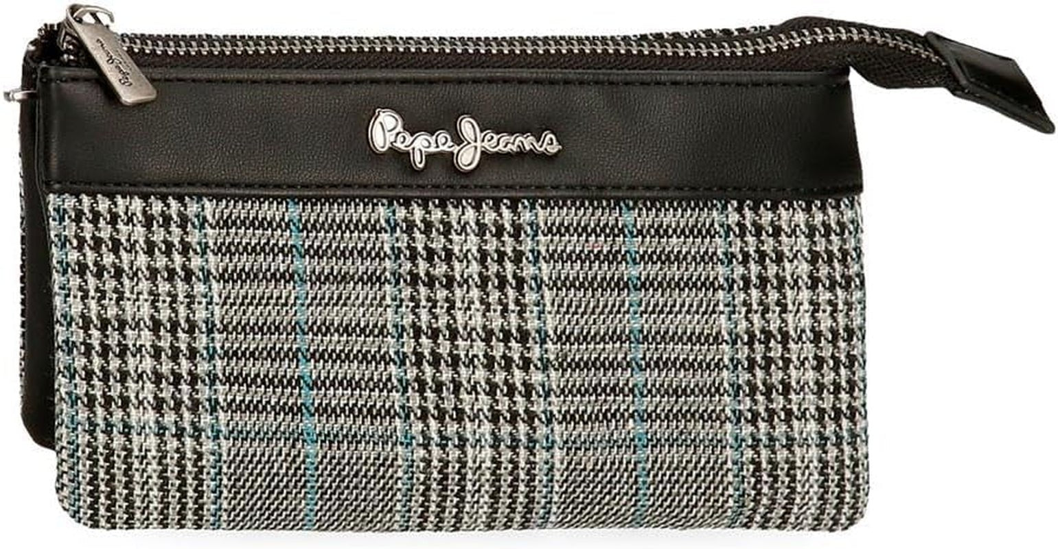 Pepe Jeans Kendra Damen T-Shirt, Schwarz, Einheitsgröße, Kleine Umhängetasche Damen Taschen Naty Shop Geldbörse