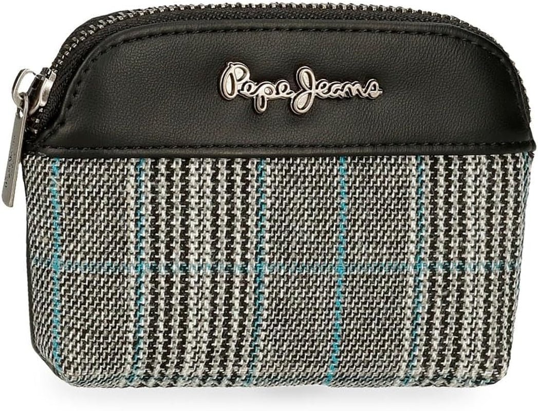 Pepe Jeans Kendra Damen T-Shirt, Schwarz, Einheitsgröße, Kleine Umhängetasche Damen Taschen Naty Shop Runde Geldbörse