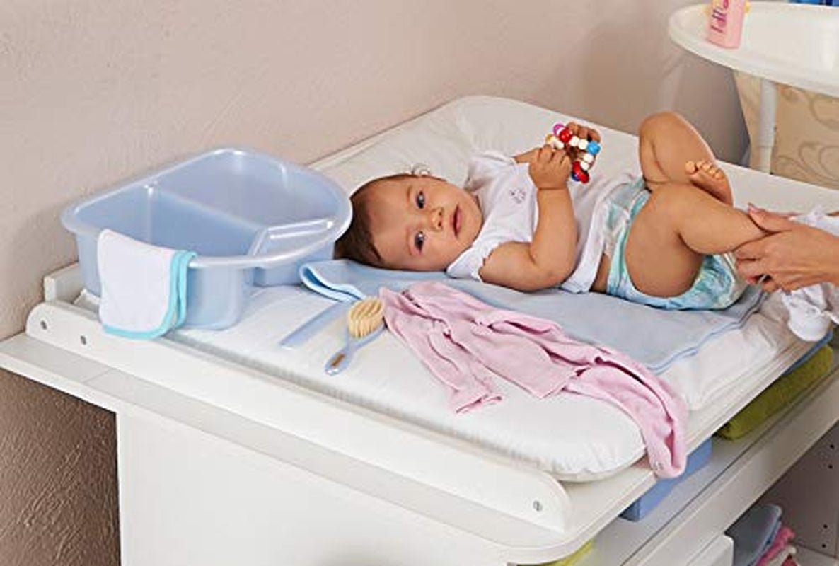 Kamm und Bürste Rotho Babydesign, Naturborsten, ab 0 Monate, TOP/Bella Bambina, Babybleu Perl (hellblau), 20059010301 Kinder - Bad und Hautpflege Naty Shop
