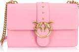 Pinko Damen Love One Classic Cl Kalbsseidentasche Damentaschen Naty Shop Pink