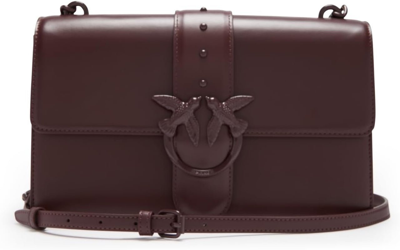 Pinko Ladies Love One Classic Cl Naplack Color Block Bag Damen Taschen Naty Shop M03B_Bordeaux-Trumps-Bloc C