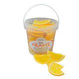 Frische gefriergetrocknete Orangen in halben Scheiben – kalt dehydrierte Orangen für professionelle Cocktails frische gefriergetrocknete Früchte Trockenfrüchte für Cocktails – 1-Liter-Packung ca. 70 dehydrierte Produkte Naty Shop Standardtitel