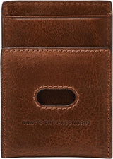 Fossil Andrew-Geldbörse für Herren, Cognac-Ledergeldbörse 7,2 cm L x 0,5 cm B x 10 cm H ML4173222 Herren-Geldbörse Naty Shop