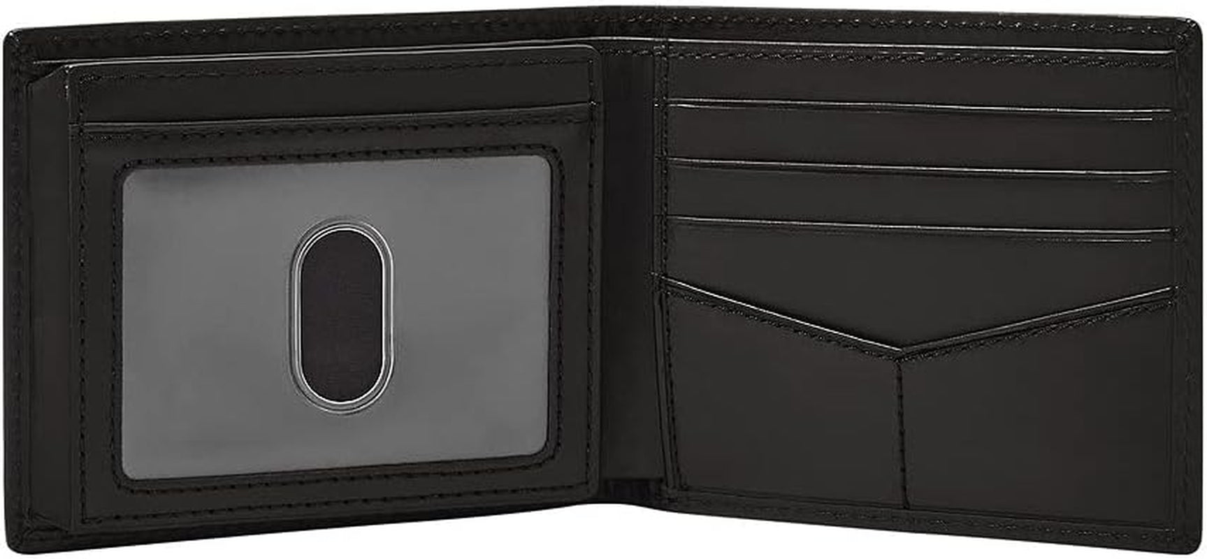 Fossil Herren-Geldbörse – Derrick RFID-Leder-Bifold mit Flip-ID, ML3681001 – 10,9 cm L x 1,27 cm B x 8,9 cm H Herren-Geldbörse Naty Shop