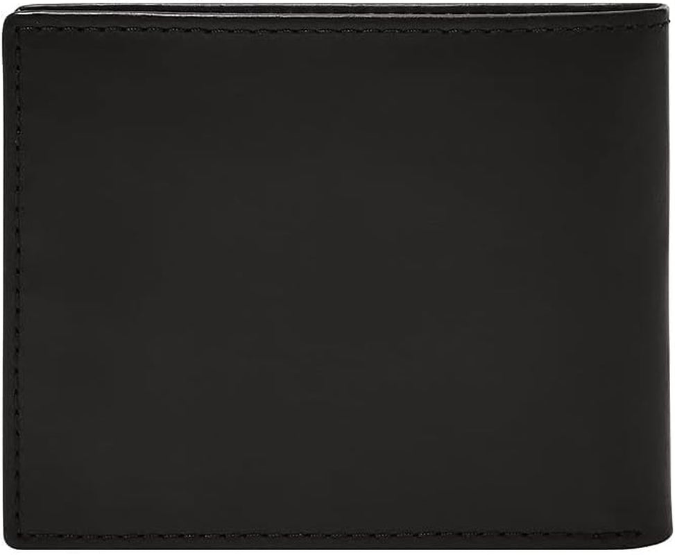 Fossil Herren-Geldbörse – Derrick RFID-Leder-Bifold mit Flip-ID, ML3681001 – 10,9 cm L x 1,27 cm B x 8,9 cm H Herren-Geldbörse Naty Shop
