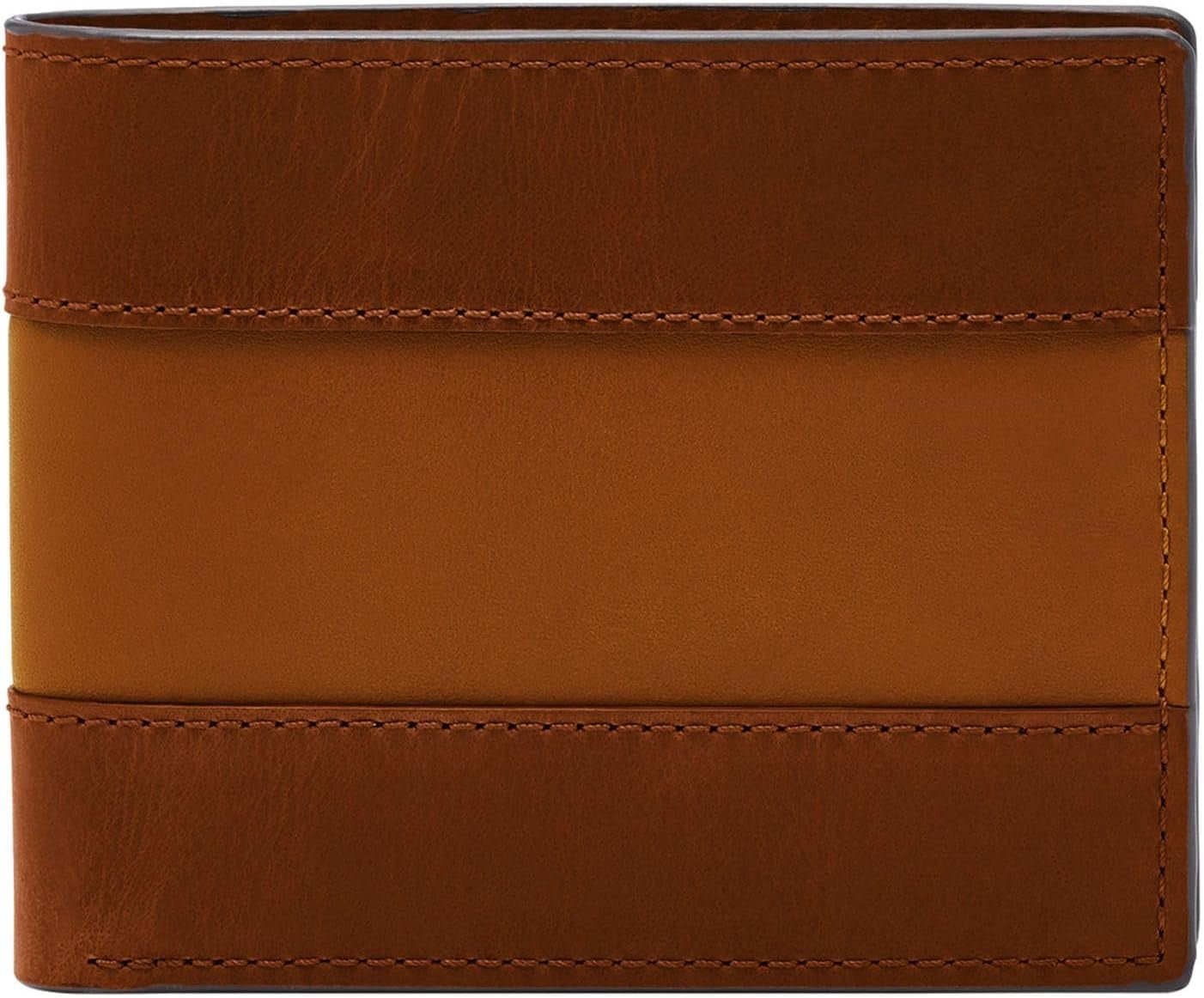 Fossil Everett-Geldbörse für Herren, mittelbraunes Bifold-Leder, 11,5 cm L x 2,5 cm B x 8,9 cm H ML4397210 Naty Shop Herren-Geldbörse Standardtitel