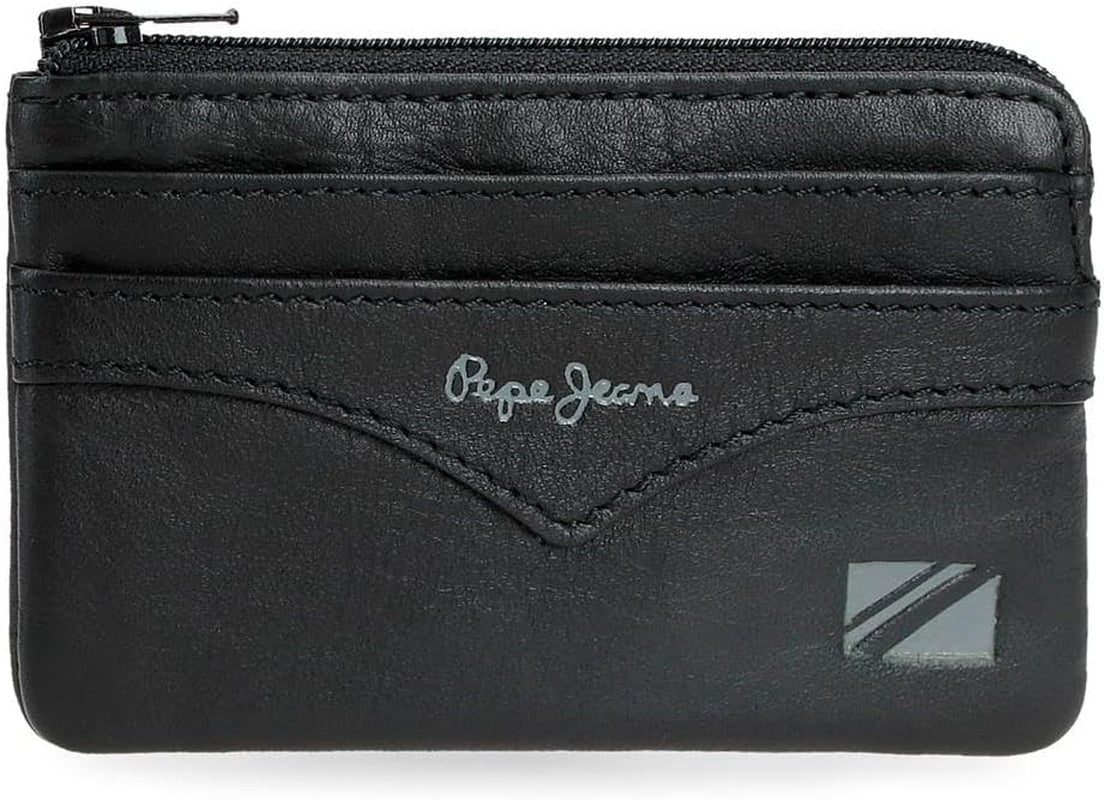 Pepe Jeans Jacken-Geldbörse, Einheitsgröße Herren-Geldbörse Naty Shop Schwarz
