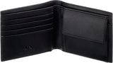 Armani Exchange Herren-Essential-Geldbörse, einfacher Logo-Druck, schwarze Herren-Geldbörse, Naty Shop