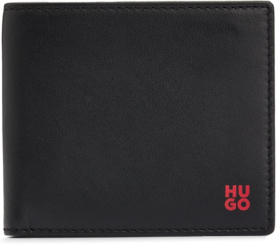HUGO Herren-Geldbörse Tibby 8cc Nappaleder Schwarz Logo Stck Herren-Geldbörse Naty Shop Standardtitel