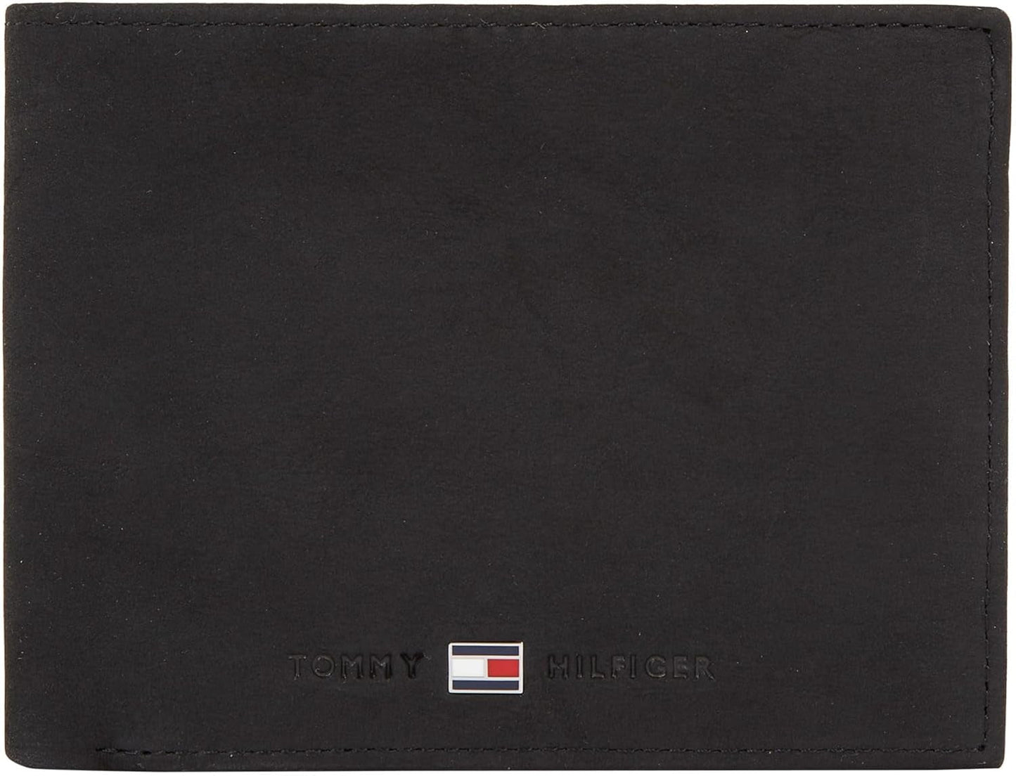 Tommy Hilfiger Johnson Herren-Geldbörse mit Münzfach Naty Shop Herren-Geldbörse Schwarz