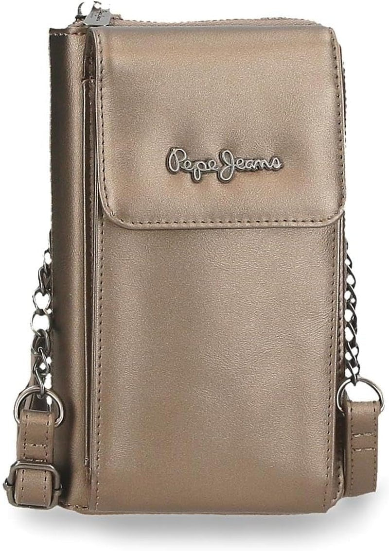 Pepe Jeans Ruby Portemonnaie, Geldbeutel, Portemonnaie, aus Polyester mit Kunstlederdetails. Fächer, Reißverschlüsse. Von Joumma Bags Damenbrieftasche Naty Shop Rubin Umhängetasche