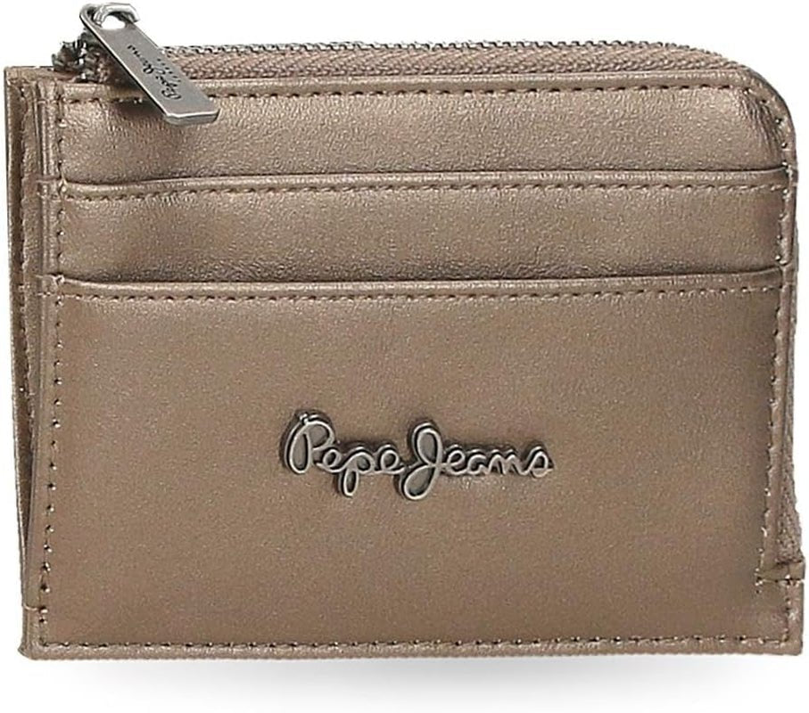 Pepe Jeans Ruby Portemonnaie, Geldbeutel, Portemonnaie, aus Polyester mit Kunstlederdetails. Fächer, Reißverschlüsse. Von Joumma Bags Damen-Geldbörse Naty Shop Rubin-Geldbörse