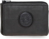 Pepe Jeans Cracker Rindsleder-Geldbörsen und Geldbörsen, Schwarz, Braun, Grün, verschiedene Größen, Naty Shop, Herren-Geldbörse, schwarzes Kartenetui