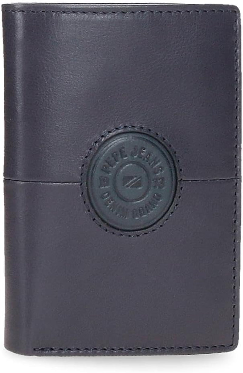 Pepe Jeans Cracker Rindsleder-Geldbörsen und Geldbörsen, Schwarz, Braun, Grün, verschiedene Größen Herren-Geldbörse Naty Shop Braune vertikale Geldbörse