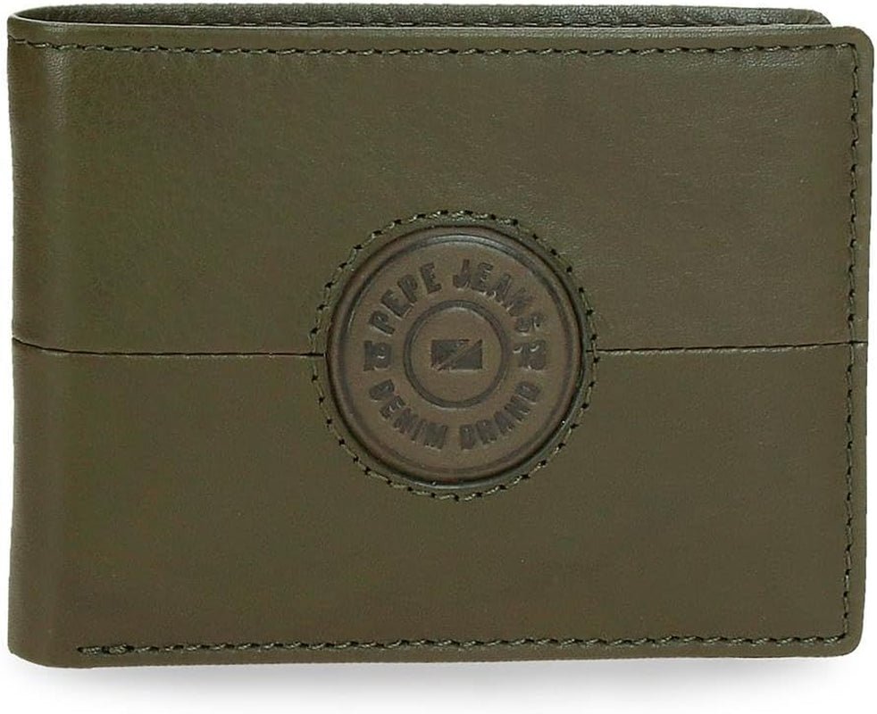 Pepe Jeans Cracker Geldbörsen und Geldbörsen aus Rindsleder, Schwarz, Braun, Grün, verschiedene Größen – Naty Shop