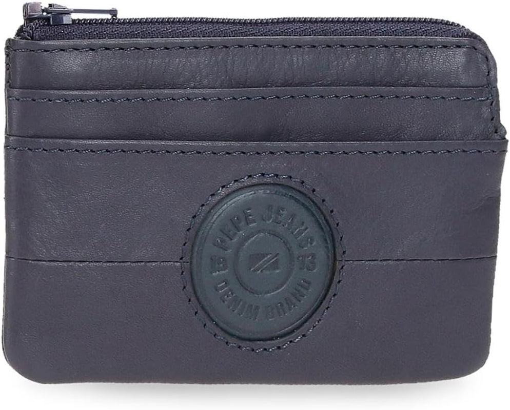 Pepe Jeans Cracker Rindsleder-Geldbörsen und Geldbörsen, Schwarz, Braun, Grün, verschiedene Größen, Herren-Geldbörse, Naty Shop, braune Geldbörse