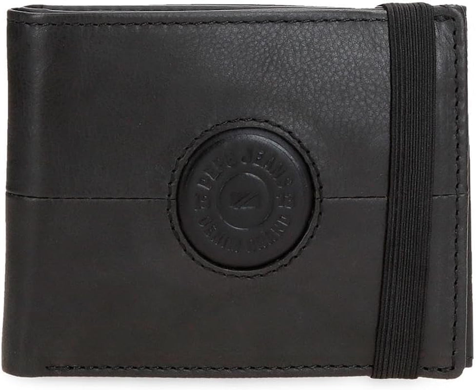Pepe Jeans Cracker Geldbörsen und Geldbörsen aus Rindsleder, Schwarz, Braun, Grün, verschiedene Größen – Naty Shop