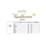 Premium Bio getrocknete (roh-vegane) weiße Maulbeeren Morus Alba Maulbeerfrucht – Trockenfrüchte ohne Zuckerzusatz aus der Türkei – Bio rohe weiße Maulbeeren Trockenfrüchte | PureRaw 200g Naty Shop dehydrierte Produkte