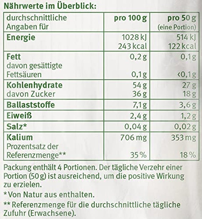 Pflaumen mit Steinen 200g – Aromatisch, fruchtig und natürlich süß – Vegan, ungeschwefelt, ohne Steine und ohne Zuckerzusatz – Nutri-Score A (1 x 200g) Dehydrierte Produkte Naty Shop