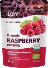 Bio-Himbeerpulver 100 % ganze Himbeeren gefriergetrocknetes Himbeerpulver 171 g aus Europa 24-Tage-Versorgung ohne Zuckerzusatz Naty Shop Dehydrierte Produkte Standardtitel