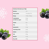 Gefriergetrocknetes schwarzes Johannisbeerpulver 100g - Gefriergetrocknetes Fruchtpulver - Schwarzes Johannisbeerpulver für Smoothies und Backen - Natürliches schwarzes Johannisbeerpulver ohne Zusatzstoffe Dehydrierte Produkte Naty Shop