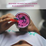 Bio-Wildheidelbeerpulver, gefriergetrocknete ganze Blaubeeren, 100 % Rohkostqualität, reich an Antioxidantien und Vitamin C, ohne Zuckerzusatz, in Nordeuropa geerntet. Trockenprodukte Naty Shop