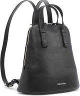 Calvin Klein Zina Zip Around Rucksack für Damen, mit Reißverschluss Damen Naty Shop Taschen