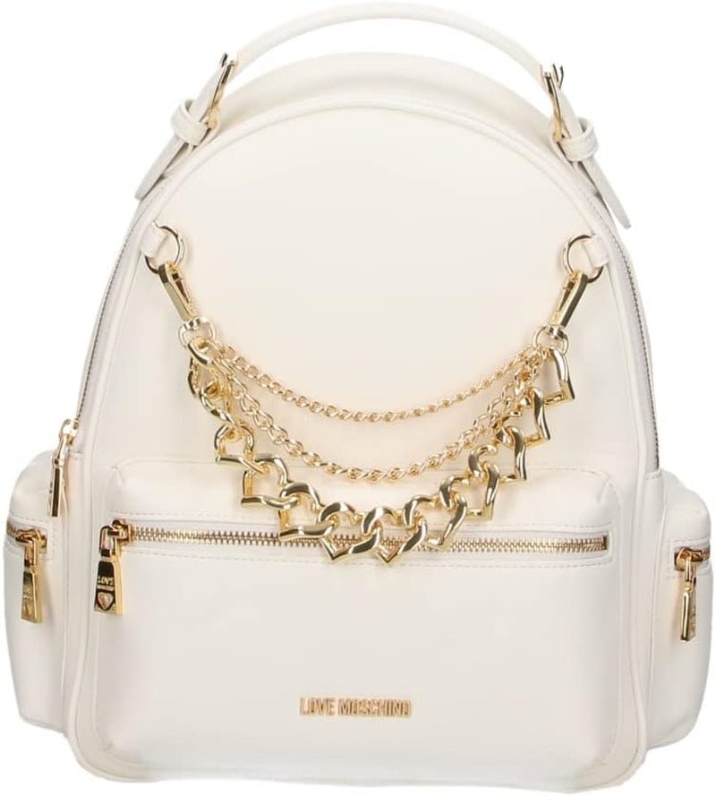 Rucksack Love Moschino Damen Jc4293pp0gkt0 Damentaschen Naty Shop Weiß