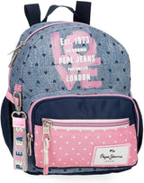 Pepe Jeans Noni Denim Rucksack Premium Rucksäcke und Schulranzen Naty Shop Rucksackwanderung