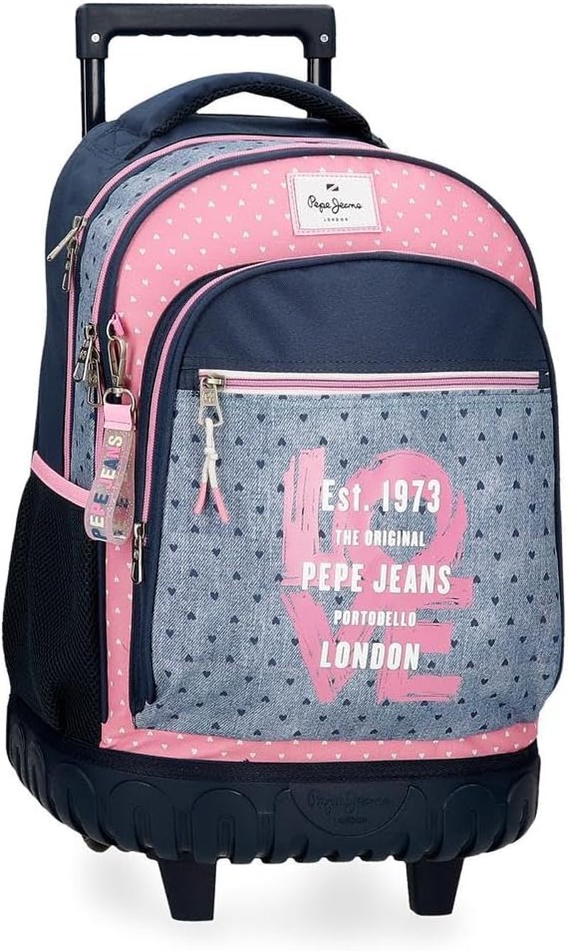 Pepe Jeans Noni Denim Rucksack Premium Rucksäcke und Schulranzen Naty Shop 2-Rad-Rucksack