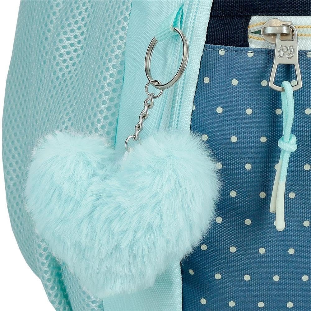 Pepe Jeans Dalma Schulrucksack. Kinderrucksack aus Polyester, breite und verstellbare verstellbare Träger, Vordertasche. Kaufen Sie bei Joumma Bags Naty Premium-Rucksäcke und Schulranzen