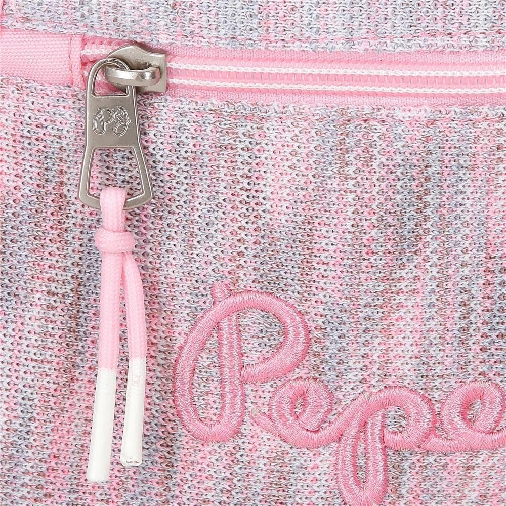 Pepe Jeans Miri Schulrucksack, Pink, 31 x 44 x 17,5 cm, Polyester, 22,79 l, Pink, Schulrucksack Premium Rucksäcke und Schulranzen Naty Shop