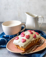 RUF Kuchenglasur Bourbon Vanille, 100g im Beutel, mikrowellengeeignet, zum Glasieren und Dekorieren von Keksen, Muffins und Kuchen, glutenfreie Zuckerpaste Naty Shop