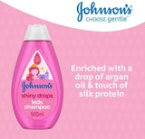 Johnson's Shiny Drops Kindershampoo, 500 ml Kinder - Bade- und Hautpflege Naty Shop