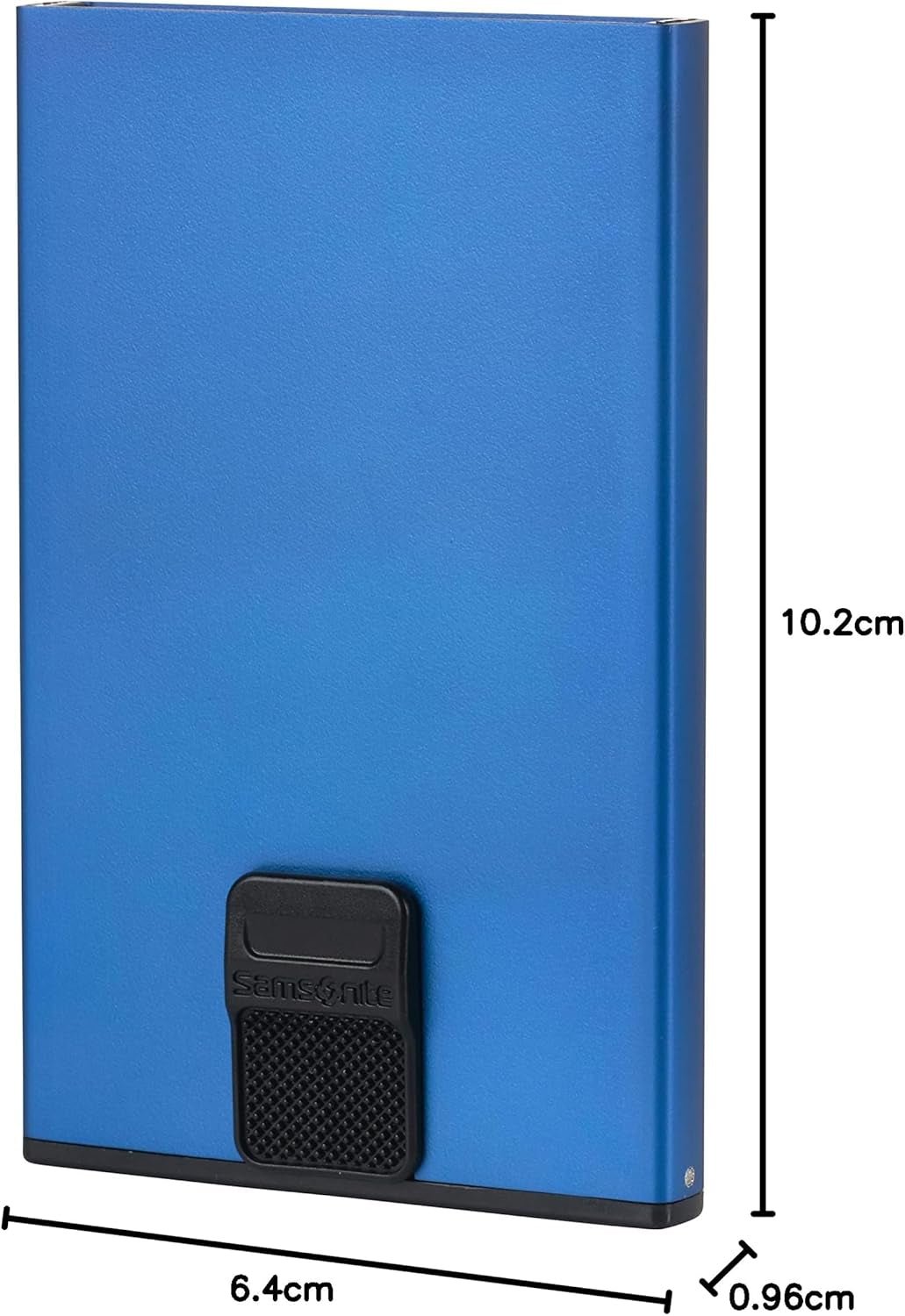 Samsonite Alu Fit SLG - Kartentasche, 10,2 cm, blau (True Blue) Herrenbrieftasche Naty Shop