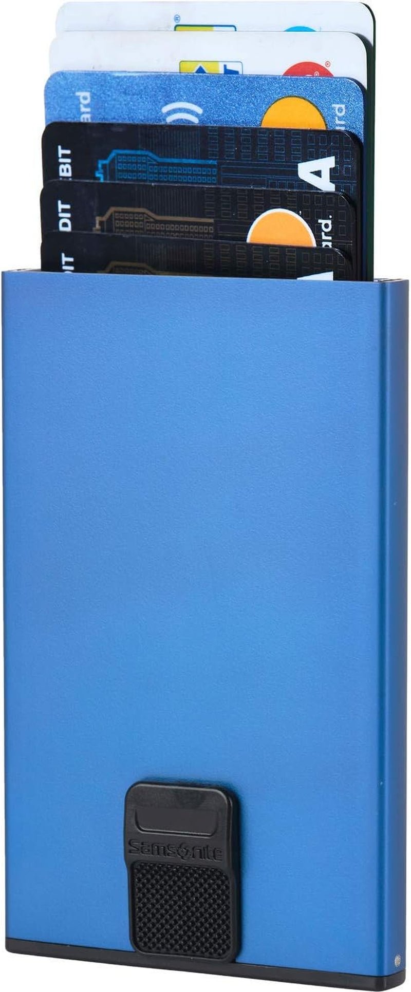 Samsonite Alu Fit SLG - Kartentasche, 10,2 cm, blau (True Blue) Herrenbrieftasche Naty Shop