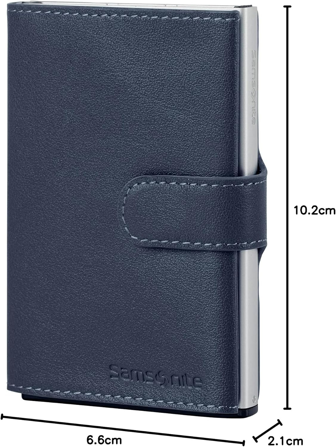 Samsonite Alu Fit SLG - Geldbörse, 10,2 cm, blau Herren-Geldbörse Naty Shop
