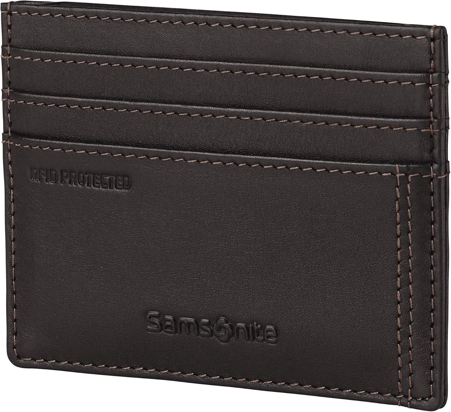 Samsonite Attack 2 SLG Reisezubehör – Umschlagkartenhalter, Kartenetui (10 cm) Herren-Geldbörse Naty Shop Braun (Ebony Brown)