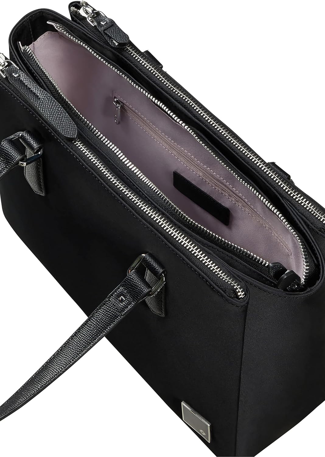 Samsonite Essentially Karissa - Umhängetasche mit 3 Fächern, 34 cm, schwarz (schwarz) Damentaschen Naty Shop