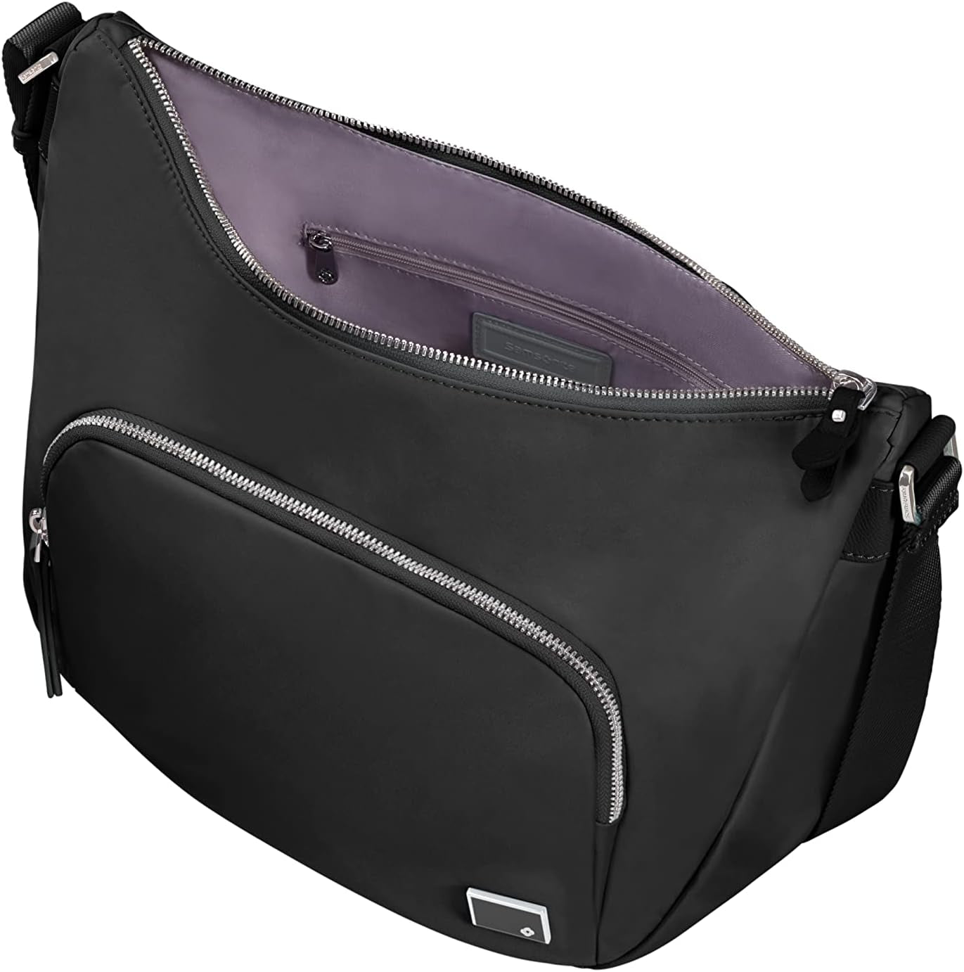 Samsonite Essentially Karissa - Umhängetasche M, 36 cm, schwarz (Schwarz) Damentaschen Naty Shop
