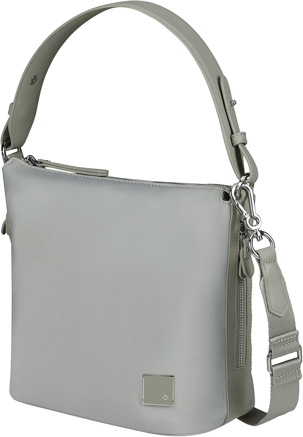 Samsonite Essentially Karissa - Reisetasche S, 27 cm, Grau (Dove Grey) Damentaschen Naty Shop Grau (Dove Grey)