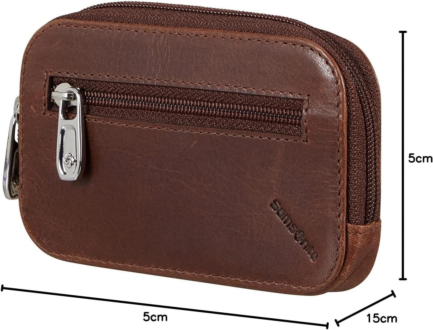 Samsonite Veggy SLG - Geldbörse, 11,6 cm, braun (dunkelbraun) Herren Geldbörse Naty Shop