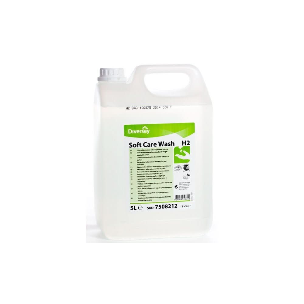 Flüssigseife Soft Care Wash H2, 5 Liter Detergenti Nati Shop
