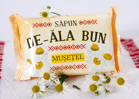 De-Ala Bun feste Seife, Kamille, 90 g Hotel Cosmetics Naty Shop