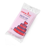Saracino Fondant Top, Zuckerpaste zum Abdecken von 1 kg, hergestellt in Italien Zuckerpaste Naty Shop Rot