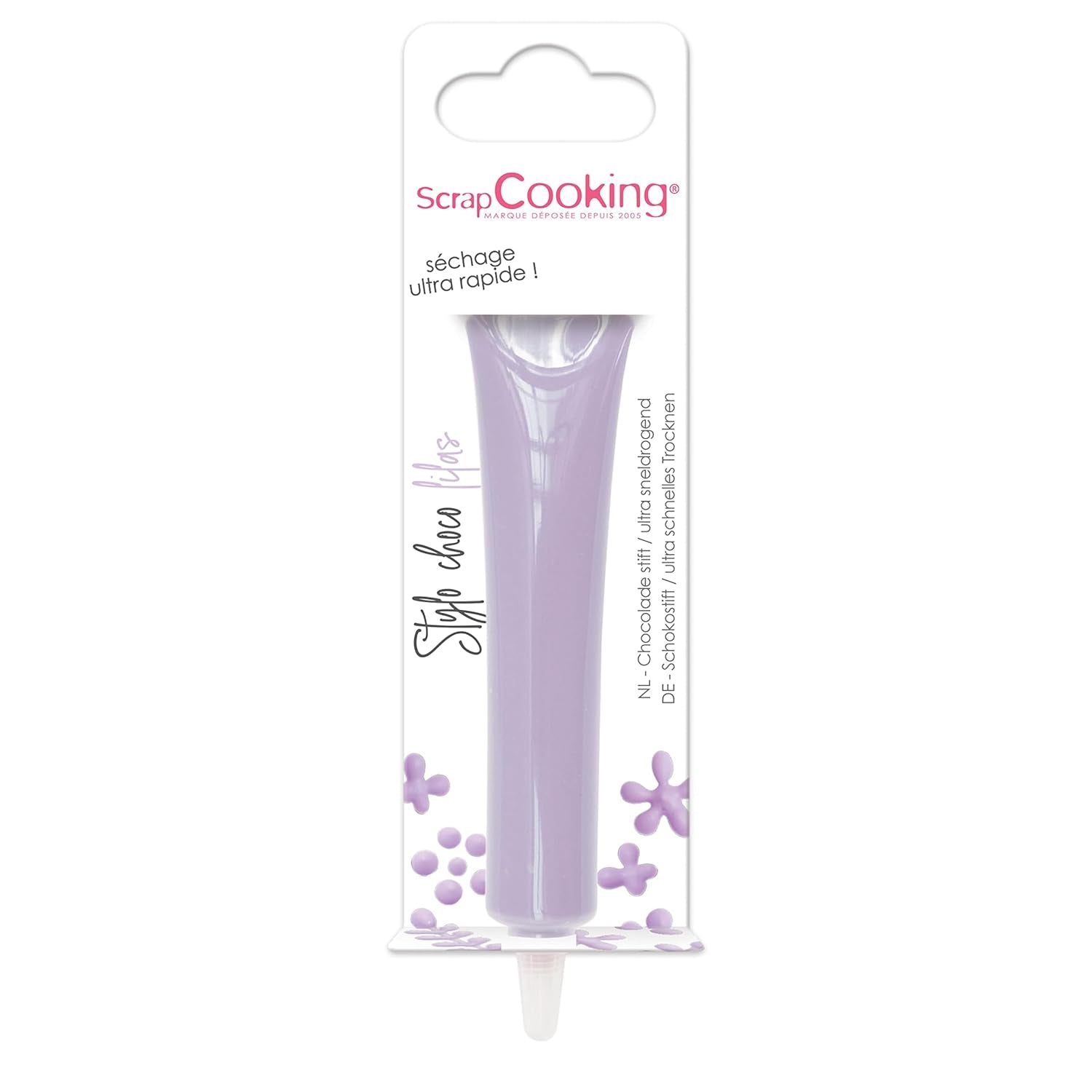 ScrapCooking – Lebensmittelfarbe, verschiedene Farben, in Tube zum Schreiben, 25 Gramm Naty Shop Lila Kleine Zuckerpaste