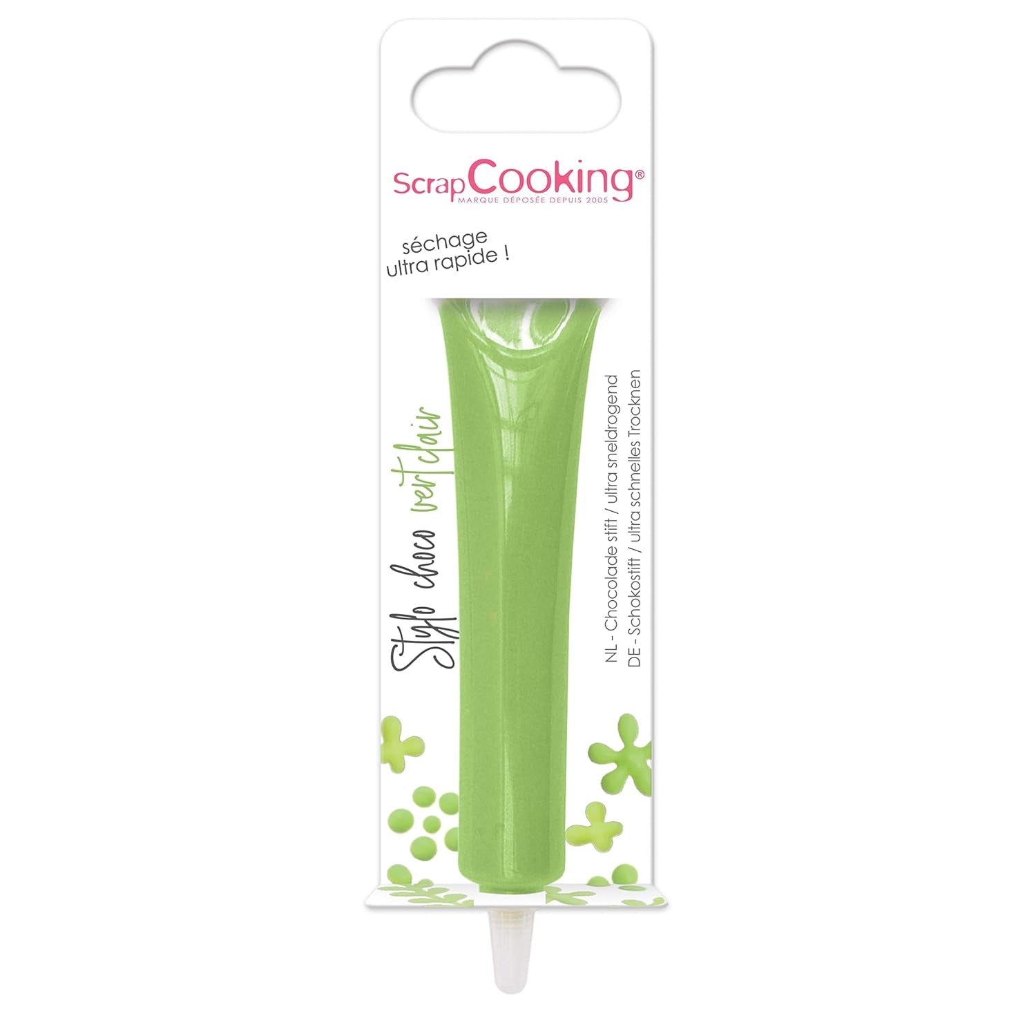 ScrapCooking – Lebensmittelfarbe, verschiedene Farben, Tube zum Schreiben, 25 Gramm Naty Shop Sugar Paste Light Green Small